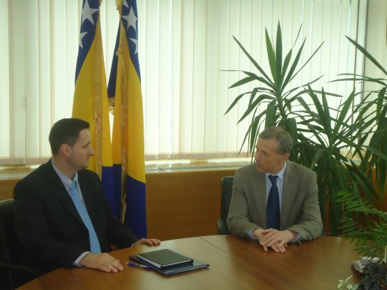 Предсједавајући Представничког дома, др. Денис Бећировић сусрео се с амбасадором Р Словеније у БиХ


